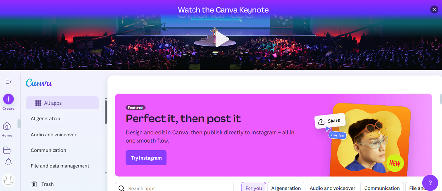 Canva AI Video Aditor