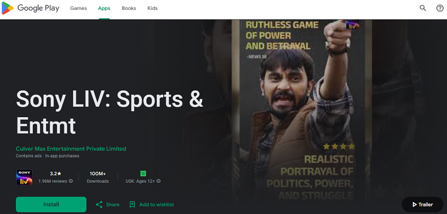 Sony LIV